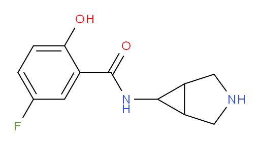 N-(3-azabicyclo[3.1.0]hexan-6-yl)-5-fluoro-2-hydroxybenzamide