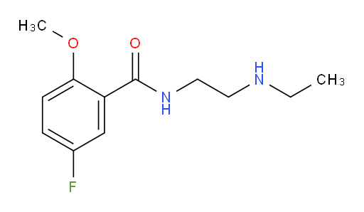 N-(2-(ethylamino)ethyl)-5-fluoro-2-methoxybenzamide