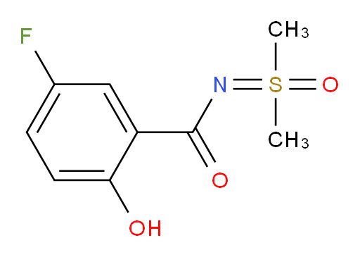 N-(Dimethyloxido-thioidene)-5-fluoro-2-hydroxy-benzamide
