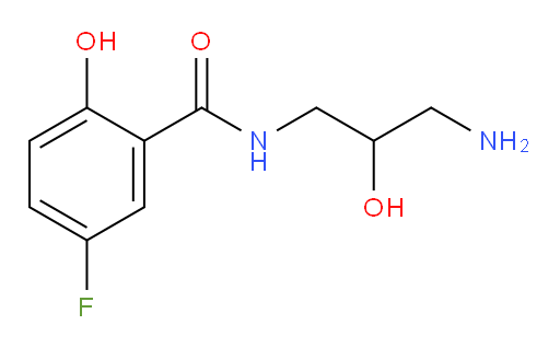 N-(3-amino-2-hydroxypropyl)-5-fluoro-2-hydroxybenzamide