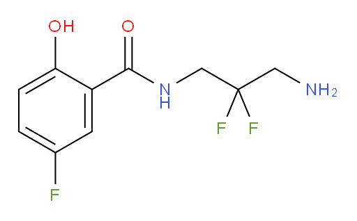 N-(3-amino-2,2-difluoropropyl)-5-fluoro-2-hydroxybenzamide
