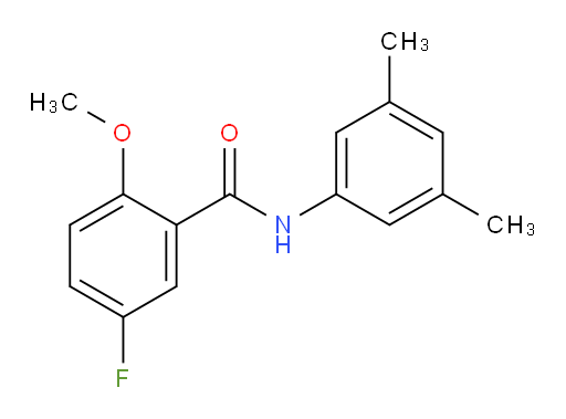 N-(3,5-dimethylphenyl)-5-fluoro-2-methoxybenzamide