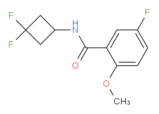 N-(3,3-difluorocyclobutyl)-5-fluoro-2-methoxybenzamide