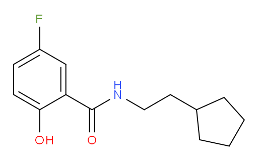 N-(2-cyclopentylethyl)-5-fluoro-2-hydroxybenzamide
