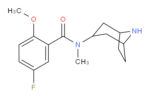 N-(8-azabicyclo[3.2.1]octan-3-yl)-5-fluoro-2-methoxy-N-methylbenzamide