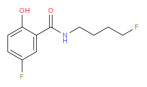5-fluoro-N-(4-fluorobutyl)-2-hydroxybenzamide
