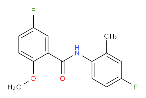 5-fluoro-N-(4-fluoro-2-methylphenyl)-2-methoxybenzamide