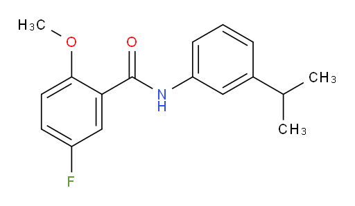 5-fluoro-N-(3-isopropylphenyl)-2-methoxybenzamide
