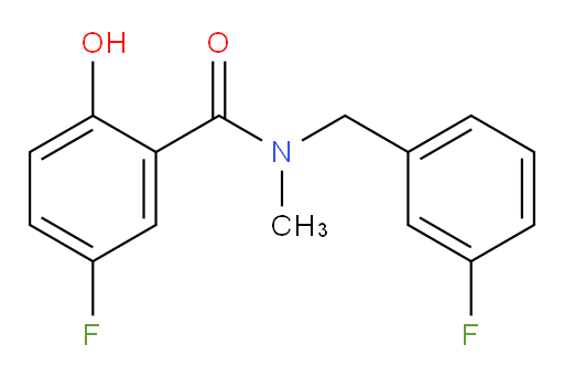 5-fluoro-N-(3-fluorobenzyl)-2-hydroxy-N-methylbenzamide