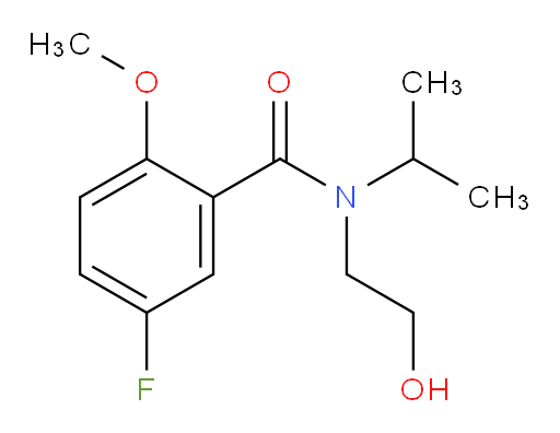 5-fluoro-N-(2-hydroxyethyl)-N-isopropyl-2-methoxybenzamide