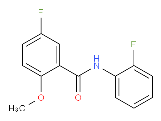 5-fluoro-N-(2-fluorophenyl)-2-methoxybenzamide