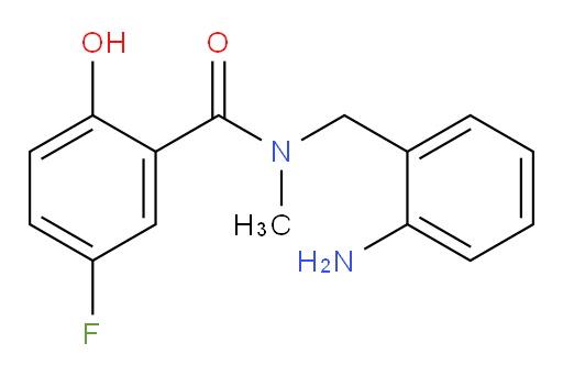 N-(2-aminobenzyl)-5-fluoro-2-hydroxy-N-methylbenzamide