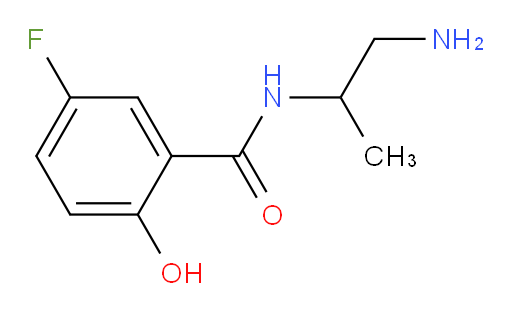 N-(1-aminopropan-2-yl)-5-fluoro-2-hydroxybenzamide