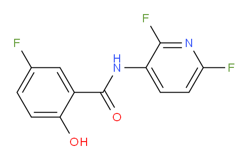 N-(2,6-difluoropyridin-3-yl)-5-fluoro-2-hydroxybenzamide