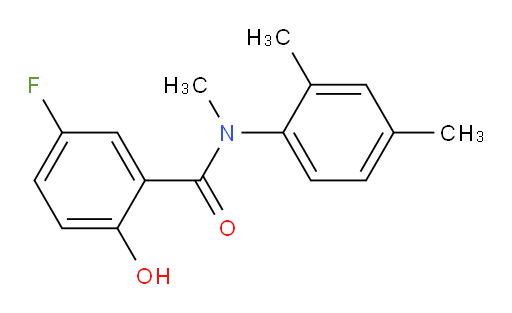 N-(2,4-dimethylphenyl)-5-fluoro-2-hydroxy-N-methylbenzamide