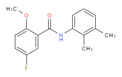 N-(2,3-dimethylphenyl)-5-fluoro-2-methoxybenzamide