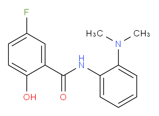 N-(2-(dimethylamino)phenyl)-5-fluoro-2-hydroxybenzamide