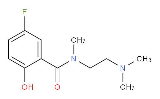 N-(2-(dimethylamino)ethyl)-5-fluoro-2-hydroxy-N-methylbenzamide