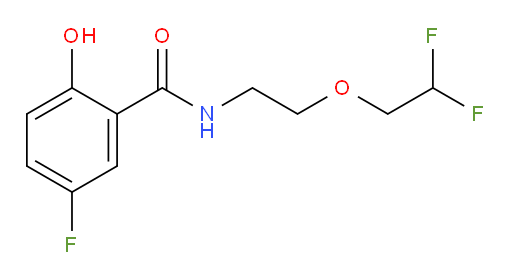 N-(2-(2,2-difluoroethoxy)ethyl)-5-fluoro-2-hydroxybenzamide