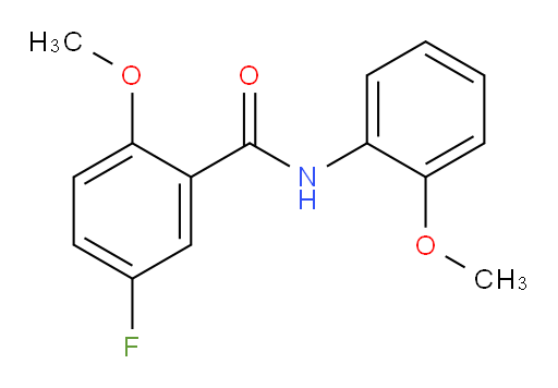 5-fluoro-2-methoxy-N-(2-methoxyphenyl)benzamide