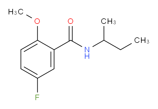 N-(sec-butyl)-5-fluoro-2-methoxybenzamide