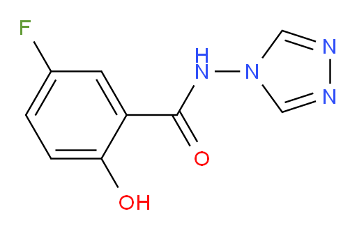 5-fluoro-2-hydroxy-N-(4H-1,2,4-triazol-4-yl)benzamide
