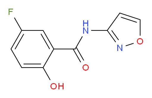 5-fluoro-2-hydroxy-N-(isoxazol-3-yl)benzamide