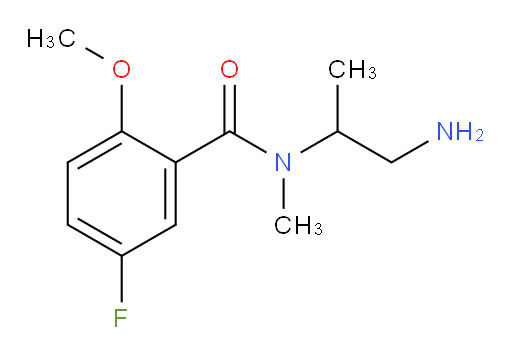 N-(1-aminopropan-2-yl)-5-fluoro-2-methoxy-N-methylbenzamide