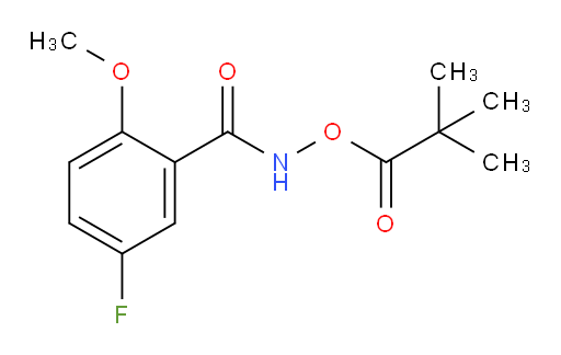 5-fluoro-2-methoxy-N-(pivaloyloxy)benzamide