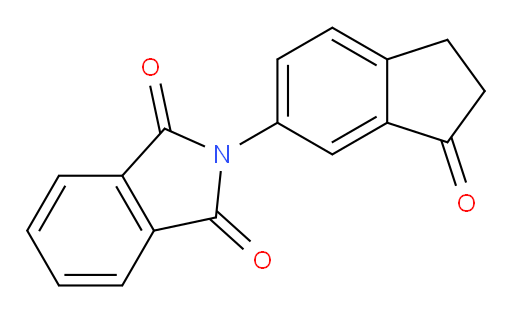 2-(3-oxo-2,3-dihydro-1H-inden-5-yl)isoindoline-1,3-dione