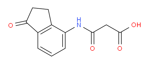 3-oxo-3-((1-oxo-2,3-dihydro-1H-inden-4-yl)amino)propanoic acid
