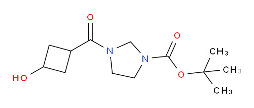 tert-butyl 3-(3-hydroxycyclobutanecarbonyl)imidazolidine-1-carboxylate