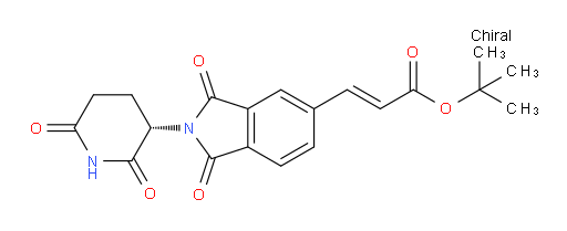 (S,E)-tert-butyl 3-(2-(2,6-dioxopiperidin-3-yl)-1,3-dioxoisoindolin-5-yl)acrylate