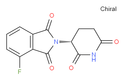 (R)-2-(2,6-dioxopiperidin-3-yl)-4-fluoroisoindoline-1,3-dione