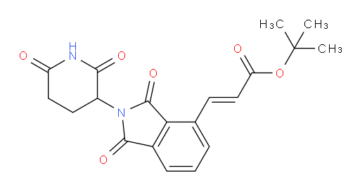 (E)-tert-butyl 3-(2-(2,6-dioxopiperidin-3-yl)-1,3-dioxoisoindolin-4-yl)acrylate