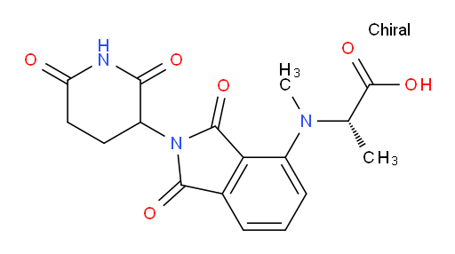 (2S)-2-((2-(2,6-dioxopiperidin-3-yl)-1,3-dioxoisoindolin-4-yl)(methyl)amino)propanoic acid