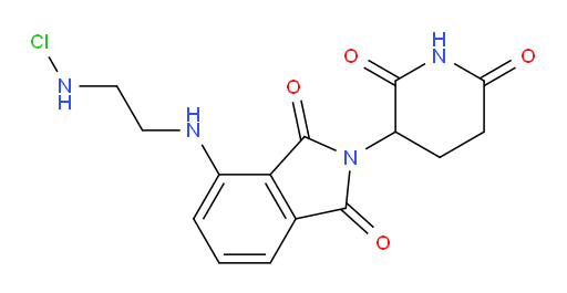 4-((2-(chloroamino)ethyl)amino)-2-(2,6-dioxopiperidin-3-yl)isoindoline-1,3-dione