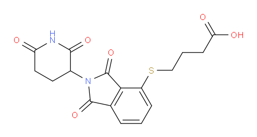 4-((2-(2,6-dioxopiperidin-3-yl)-1,3-dioxoisoindolin-4-yl)thio)butanoic acid