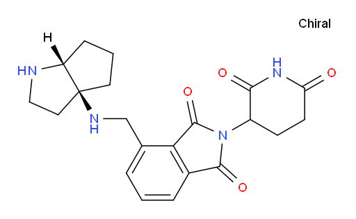 2-(2,6-dioxopiperidin-3-yl)-4-((((3aS,6aR)-octahydrocyclopenta[b]pyrrol-3a-yl)amino)methyl)isoindoline-1,3-dione