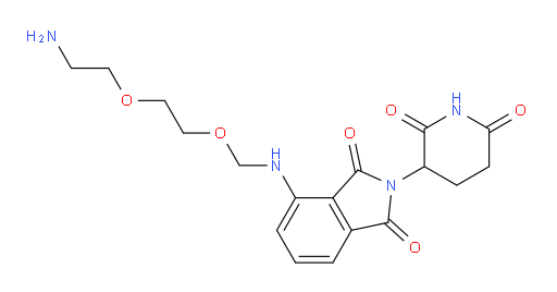 4-(((2-(2-aminoethoxy)ethoxy)methyl)amino)-2-(2,6-dioxopiperidin-3-yl)isoindoline-1,3-dione