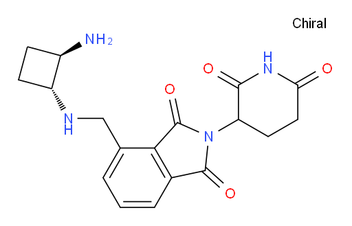 4-((((1R,2R)-2-aminocyclobutyl)amino)methyl)-2-(2,6-dioxopiperidin-3-yl)isoindoline-1,3-dione