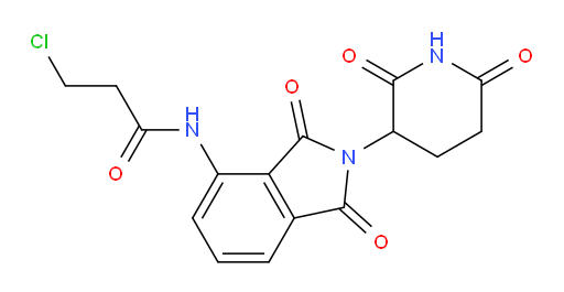 3-chloro-N-(2-(2,6-dioxopiperidin-3-yl)-1,3-dioxoisoindolin-4-yl)propanamide