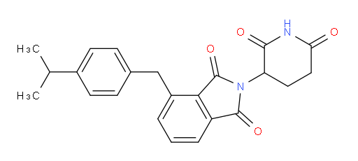 2-(2,6-dioxopiperidin-3-yl)-4-(4-isopropylbenzyl)isoindoline-1,3-dione