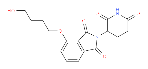 2-(2,6-dioxopiperidin-3-yl)-4-(4-hydroxybutoxy)isoindoline-1,3-dione