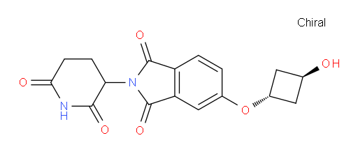 2-(2,6-dioxopiperidin-3-yl)-5-((1r,3r)-3-hydroxycyclobutoxy)isoindoline-1,3-dione