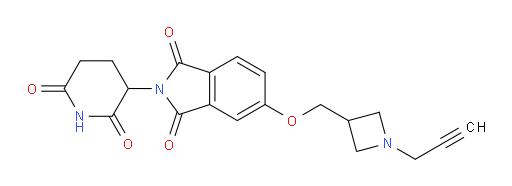 2-(2,6-dioxopiperidin-3-yl)-5-((1-(prop-2-yn-1-yl)azetidin-3-yl)methoxy)isoindoline-1,3-dione