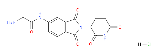 2-amino-N-(2-(2,6-dioxopiperidin-3-yl)-1,3-dioxoisoindolin-5-yl)acetamide hydrochloride