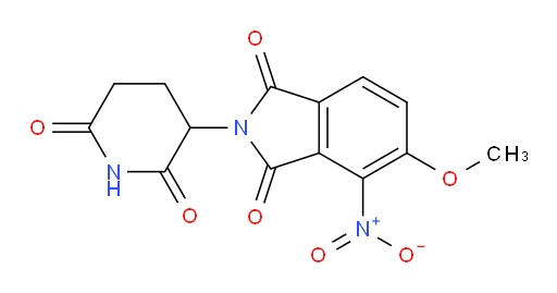 2-(2,6-dioxopiperidin-3-yl)-5-methoxy-4-nitroisoindoline-1,3-dione