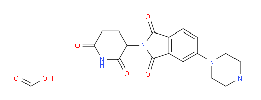 2-(2,6-dioxopiperidin-3-yl)-5-(piperazin-1-yl)isoindoline-1,3-dione formate