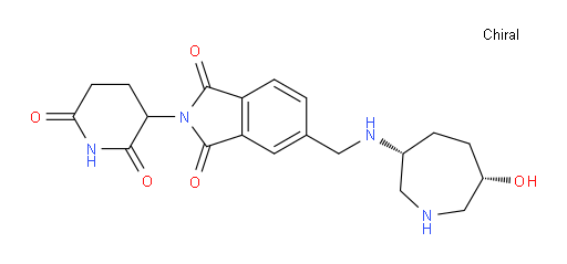 2-(2,6-dioxopiperidin-3-yl)-5-((((3R,6S)-6-hydroxyazepan-3-yl)amino)methyl)isoindoline-1,3-dione